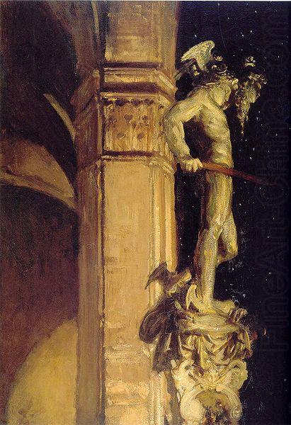 Statue of Perseus by Night, John Singer Sargent
